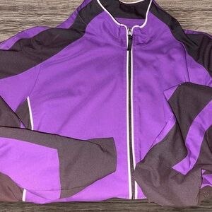 Purple and Black Track Jacket